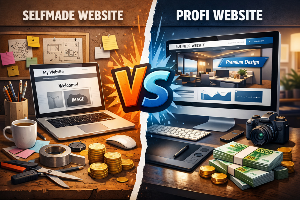 Kosten für die Erstellung einer Website – Selbstbau vs. Webdesigner